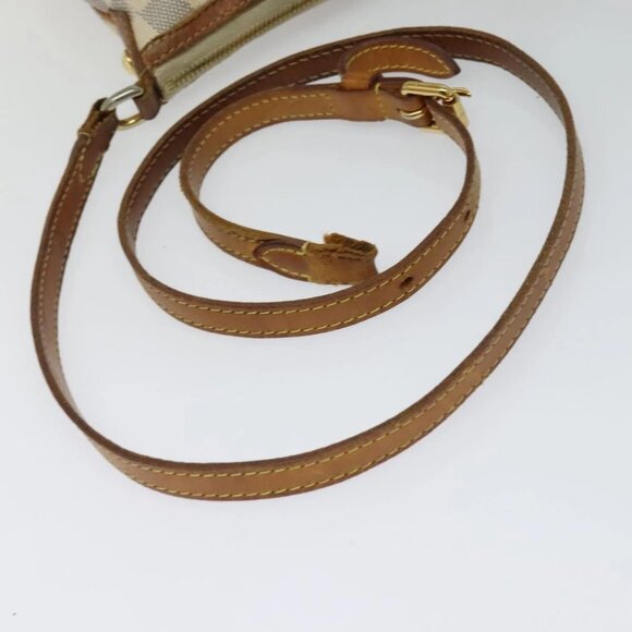 LOUIS VUITTON Damier Azur Siracusa PM Shoulder Bag N41113 LV Auth 119000 - Picture 9 of 16